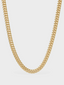 14k Yellow Gold Solid Miami Cuban Necklace