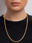 14k Yellow Gold Solid Miami Cuban Necklace